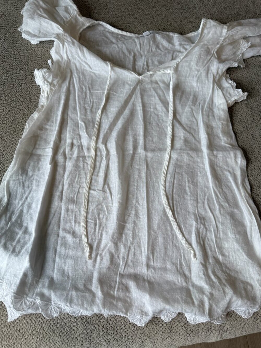 White Gap Blouse